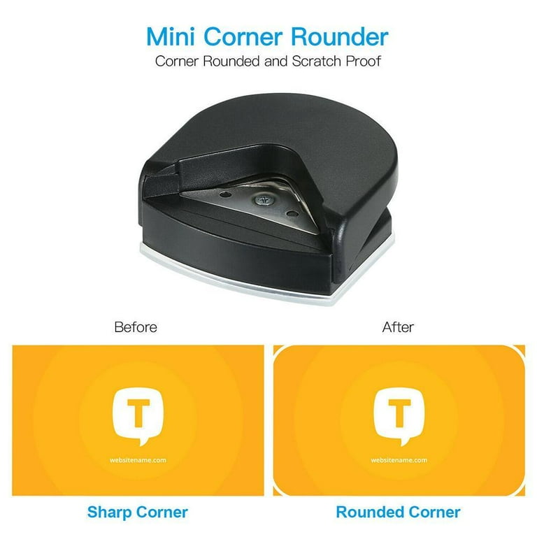 SHOUD Paper Corner Rounder,Corner Rounder Punch,Corner Cutter,Corner  Rounder Cutter for DIY Projects Scrapbooking Card Making B5Y6 