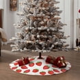 thumbnail image 4 of Sikiie Strawberries Nativity Christmas Tree Skirt, Jesus Christian Winter Holiday Tree Mat Decoration(30-48IN)36", 4 of 6