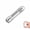 Silver, variant on EDC Rechargeable Keychain Flashlight, 350LM Mini Portable Flash Light 4 Lighting Modes, Memory Function, Waterproof, Compact Pocket Light for Everyday Carry, Emergency, Camping,Orange