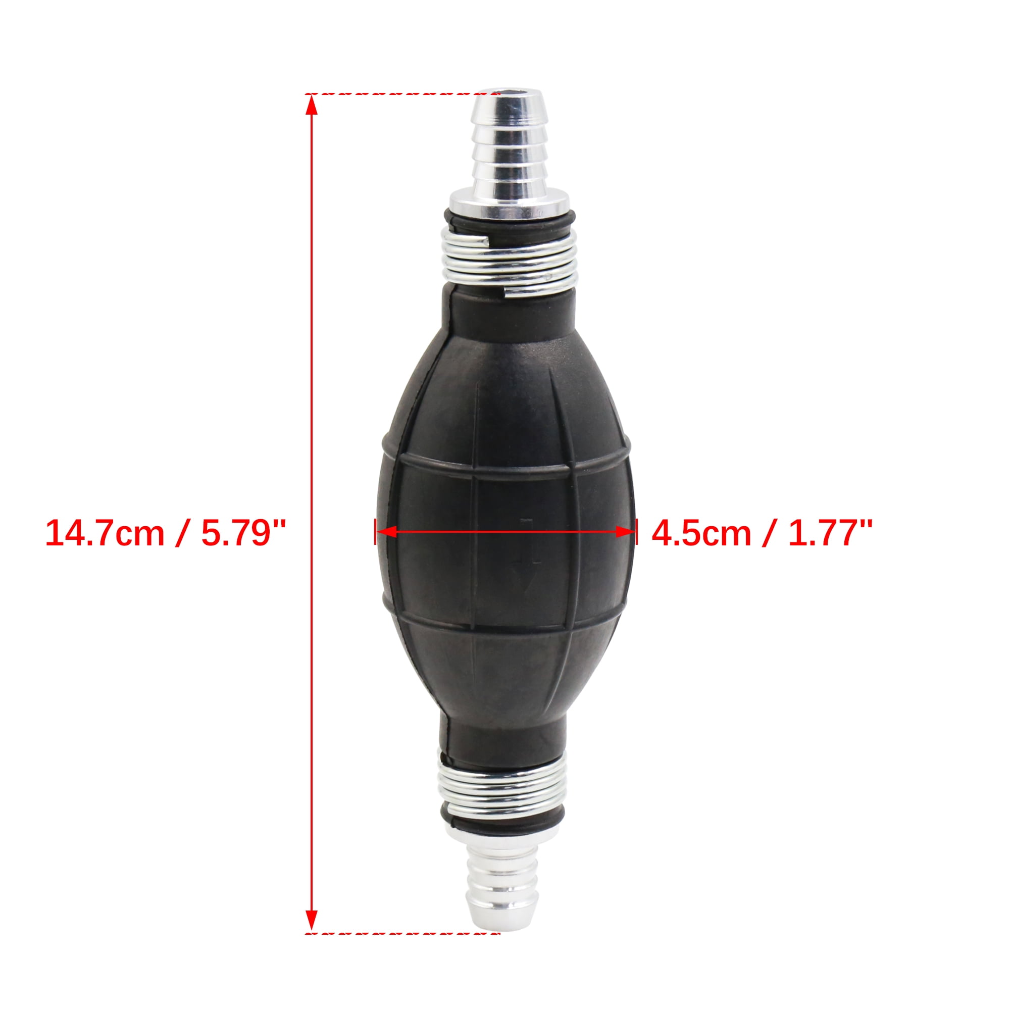 12mm Rubber Fuel Transfer Vacuum Fuel Line Hand Primer Pump Bulb Type For All Fuels