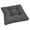 Multi-color, variant on Blazing Needles Indoor/Outdoor Square Tufted Chair Cushion, 19" x 19", Merlot
