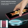 thumbnail image 3 of Dteck Folding Slim Case for Samsung Galaxy Z Flip 3 Non-Slip Anti-Scratch Anti-Fingerprint Shockproof Magnetic MagSafe Case For Samsung Galaxy Z Flip 3,Winered, 3 of 7