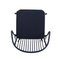 thumbnail image 5 of Noble House Boston Outdoor Modern Iron Club Chair in Navy Blue (Set of 2), 5 of 9