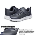 thumbnail image 5 of YHOON Boys Girls Shoes Sneakers Slip on Athletic Tennis Walking Shoes Lightweight Kids Shoes Grey Toddler Size 8, 5 of 6