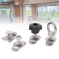 thumbnail image 4 of Kit d'Écrou à Double Crantail pour Rail, Écrou à Vis pour Rail en Acier Inoxydable Compatible avec Lit de Camion, Pickup, RV, ATV, 4 of 7