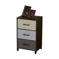 thumbnail image 3 of 8013-1 Commode en Bois à 3 Tiroirs Support de Rangement Mahoganey, 3 of 5