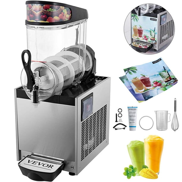 VEVOR 12L Slushy Machine 110V Single-Bowl Slush Frozen Drink Machine