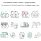 thumbnail image 4 of Insertos de brida compatibles con extractores de leche Momcozy de 14 piezas, 4 of 7