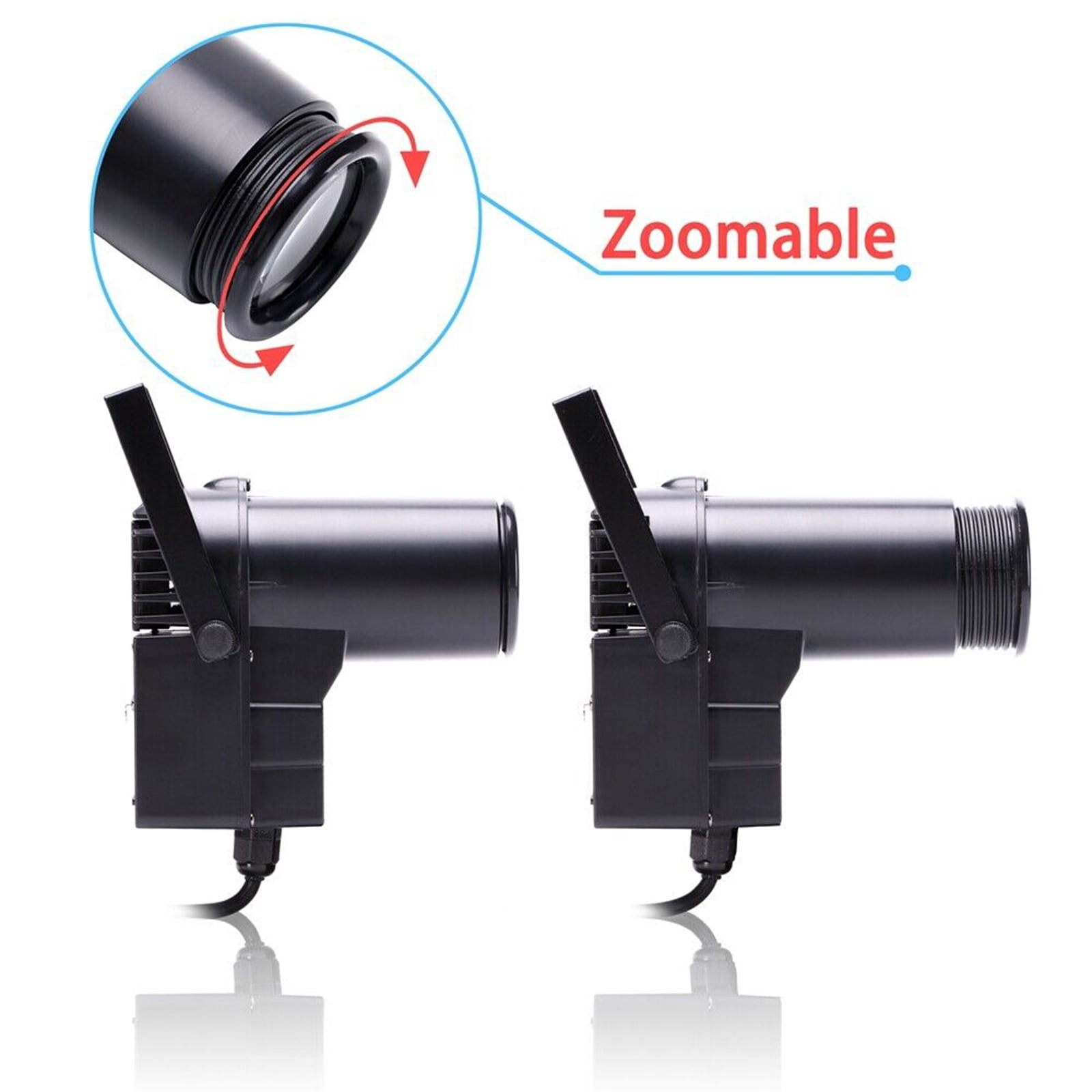 JAJALUYA 1Pack Cylindrical RGBW DMX Pinspot Light, Sound-Activated Stage Lighting for DJ Party Disco KTV