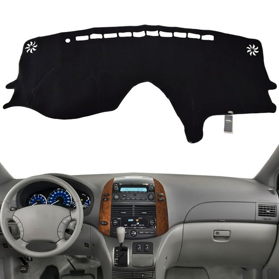 XUKEY Dashboard Cover Fit for Toyota Sienna 2004 2005 2006 2007 2008 2009 2010 Car Dash Mat Pad  Carpet