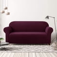 thumbnail image 2 of CHOK 2024 1-Piece Checks Stretch Sofa Cover Slipcover Couch Cover  Chair  Light Gray, 2 of 6