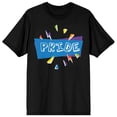 thumbnail image 1 of Pride - Pride Celebration Confetti Black T-Shirt, 1 of 2