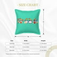 thumbnail image 4 of Bingfone Decorative Pillow Covers 18"X18" Happy Pride Gnome Couch Pillow Cases Modern Farmhouse Covers For Couch Sofa Bed, 4 of 9