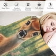 thumbnail image 3 of Orinice Cute Deer &amp; Tulips Blanket - Soft &amp; Lightweight Cozy Throw Blanket - Plush Warm Blankets for Sofa, Travel, Bedroom, Office, Home Decor - Ideal Gifts for Adults Kids Women Men   50x60in, 3 of 6