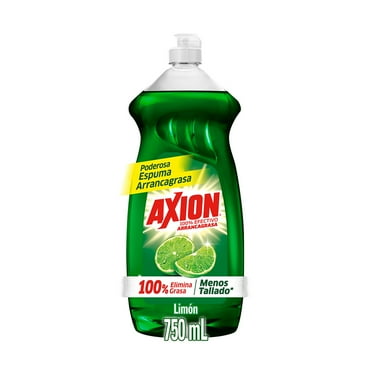 Lavatrastes Líquido Axion Limón 100% Efectivo Arrancagrasa 750 ml