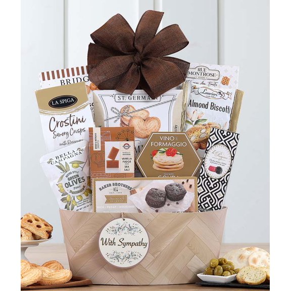 From You Flowers - Golden Hour Sympathy Gift Basket for Birthday, Anniversary, Get Well, Congratulations, Thank You, All Occasions