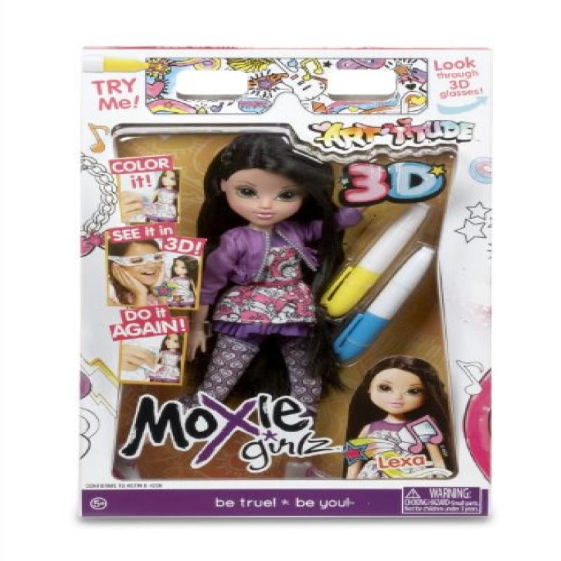Moxie Girlz Art-titude 3D Doll Lexa - Walmart.com - Walmart.com