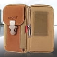thumbnail image 1 of Vintage Canvas Waist Bag Phone Pouch - Green, 1 of 2