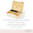 thumbnail image 2 of Twine Champagne Bottle Gift Box, 1 Bottle and 2 Champagne Flutes, Gifts, 2 of 6