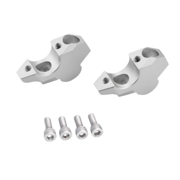 Elevador de manillar para Honda Xadv750 2017-2020 Accesorio con abrazadera de extensión resistente Plateado