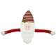 thumbnail image 1 of Gran muñeco de nieve para la parte superior del árbol de Navidad con colgador para bufanda y sombrero de copa para Navidad, 1 of 5
