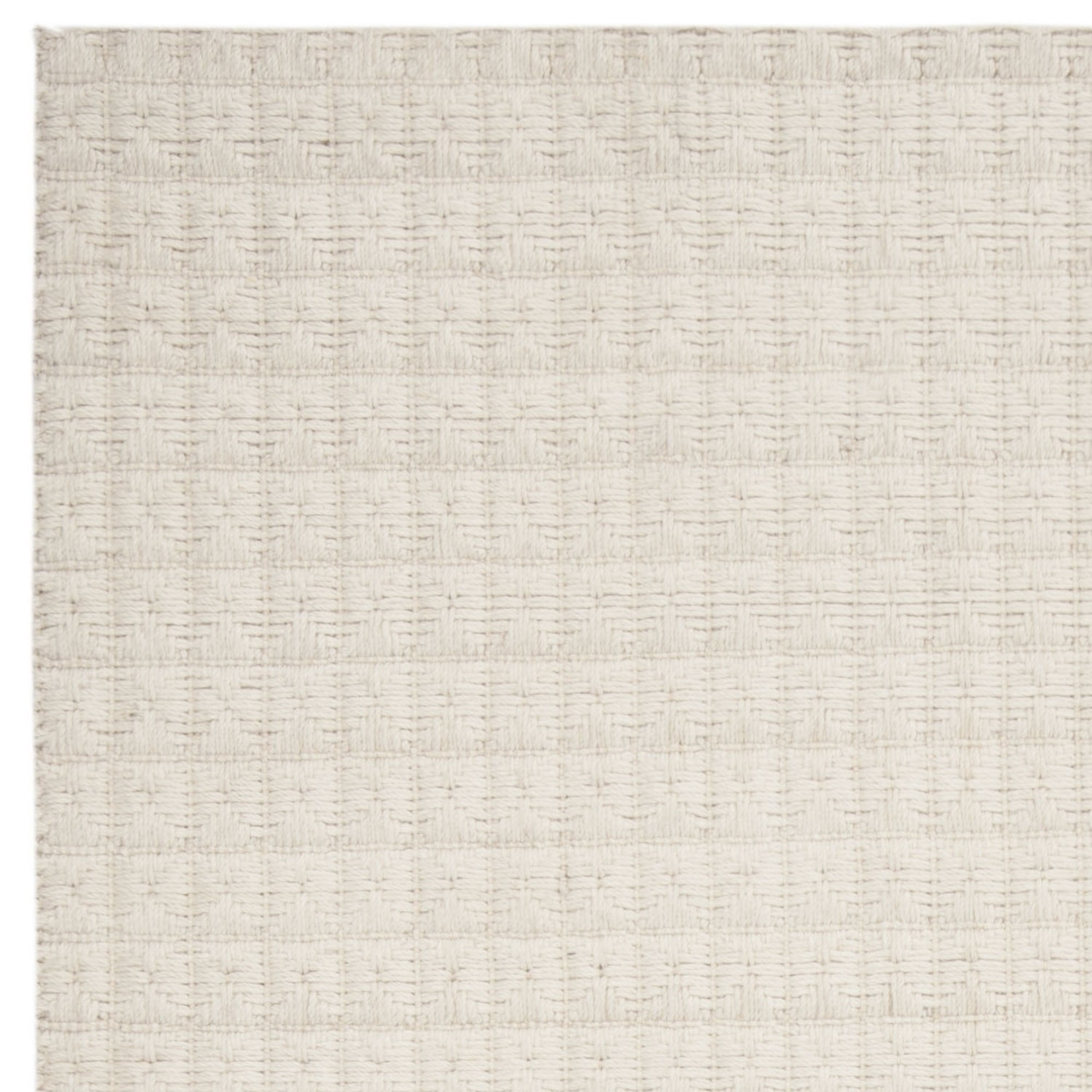 SAFAVIEH Natura Quincy Braided Geometric Area Rug, Ivory, 5' x 8'