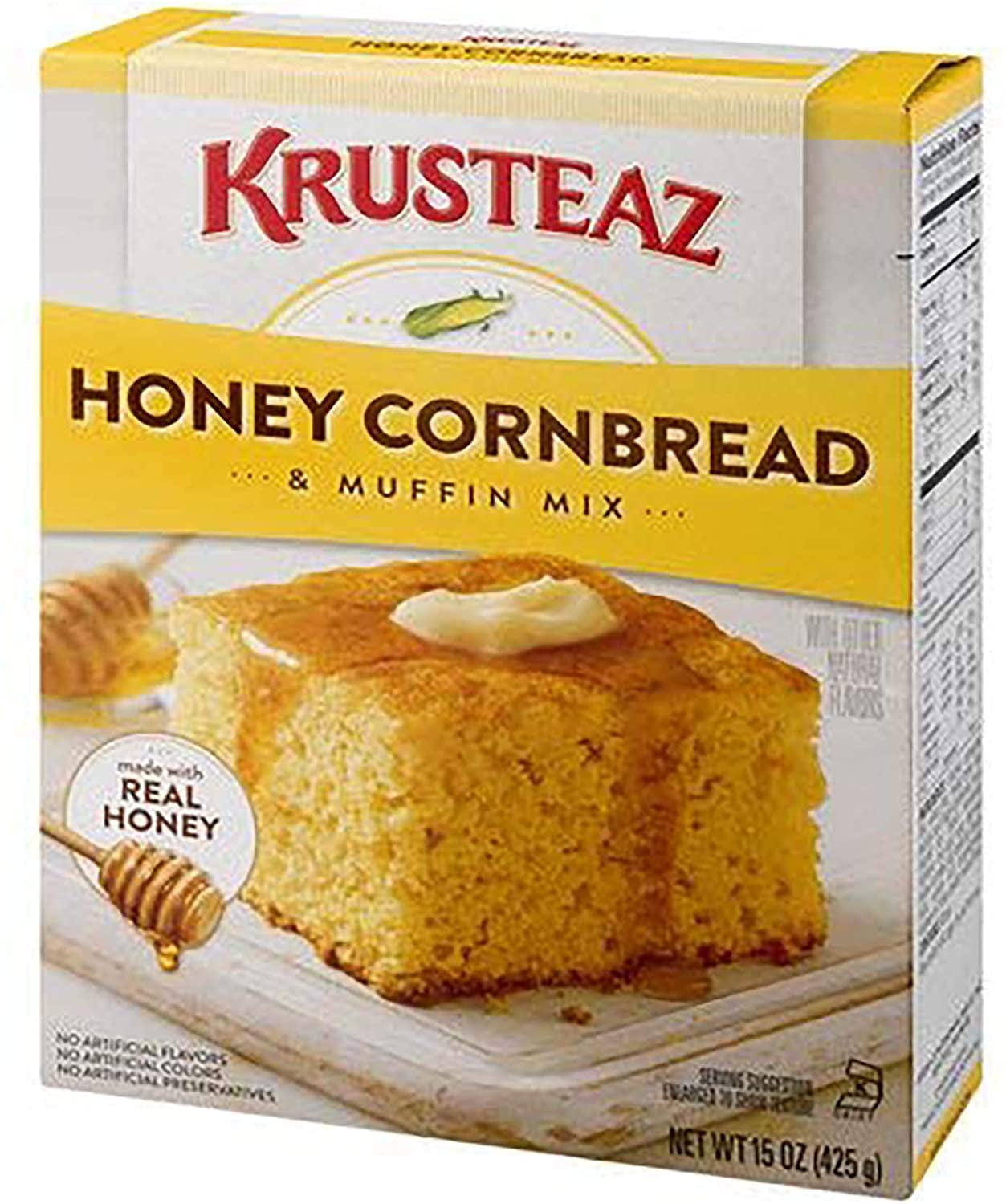 Krusteaz Cornbread & Muffin Mix, Honey - 15 oz