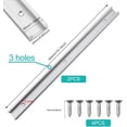 thumbnail image 2 of Lot de 2 Rails en T 400 mm en Alliage d'Aluminium avec Vis Auto-Tappantes, 2 of 5