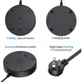 thumbnail image 3 of Power Strip with USB C, ARONY Surge Protector Power Strip with 3 Widely Spaced Outlets, 3 USB Ports (1 USB-C, 2 USB-A), Desktop Charging Station, Flat Plug, 7ft Extension Cord for Home Trave, 3 of 4