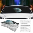 thumbnail image 5 of XMXY Car Sun Shade Windshield, Planet Exoplanet Universe Automotive Front Window Sun Visor for Cars SUV Trucks, Medium Size, 5 of 8