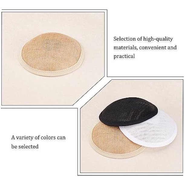 3 Colors Round Hat Base with Clip 5.1 inch Diameter  display picture 1