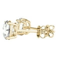 thumbnail image 2 of 0.15 Ct - 1.00 Ct FG/VVS1 Round Diamond Prong Set Stud Earrings In 14K Yellow Gold, 2 of 2