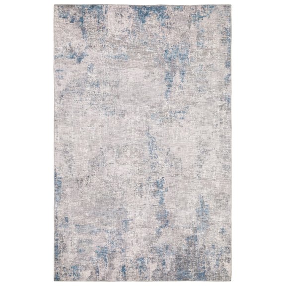 Moretti String Area Rug MYP12 Grey Faded Worn 2' x 8' Rectangle