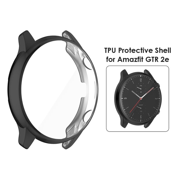 Estuche para Amazfit GTR 2e/GTR 2 Watch TPU All-Around Screen Cover (Negro)