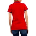thumbnail image 3 of U.S. Polo Assn. Tipped Short Sleeve Polo Shirt Women's, 3 of 4
