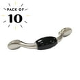 thumbnail image 3 of Mascot Hardware 3-inch Satin Nickel Finish Center to Center Curve Pulls Pack of 10 - Pack-10, 3 of 5
