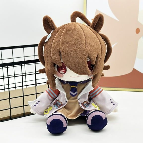 Uma Musume Pretty Derby Anime Plush Doll, Cartoon Character Stuffed Animal Toy, Soft Plushie Gift for Kids and Fans, Cuddle Pillow for Children (One Plush Toy)