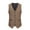 Mens Vests Coffee, variant on Suit Vests for Men with Pockets Slim-Fit Business Work Dress Waistcoats Sleeveless Button-Down V Neck Vintage Tuxedos Vest 2025