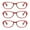 Red, variant on 3 Pairs Womens Ladies Blue Light Blocking Reading Glasses Readers for Reading Paper work +0.75
