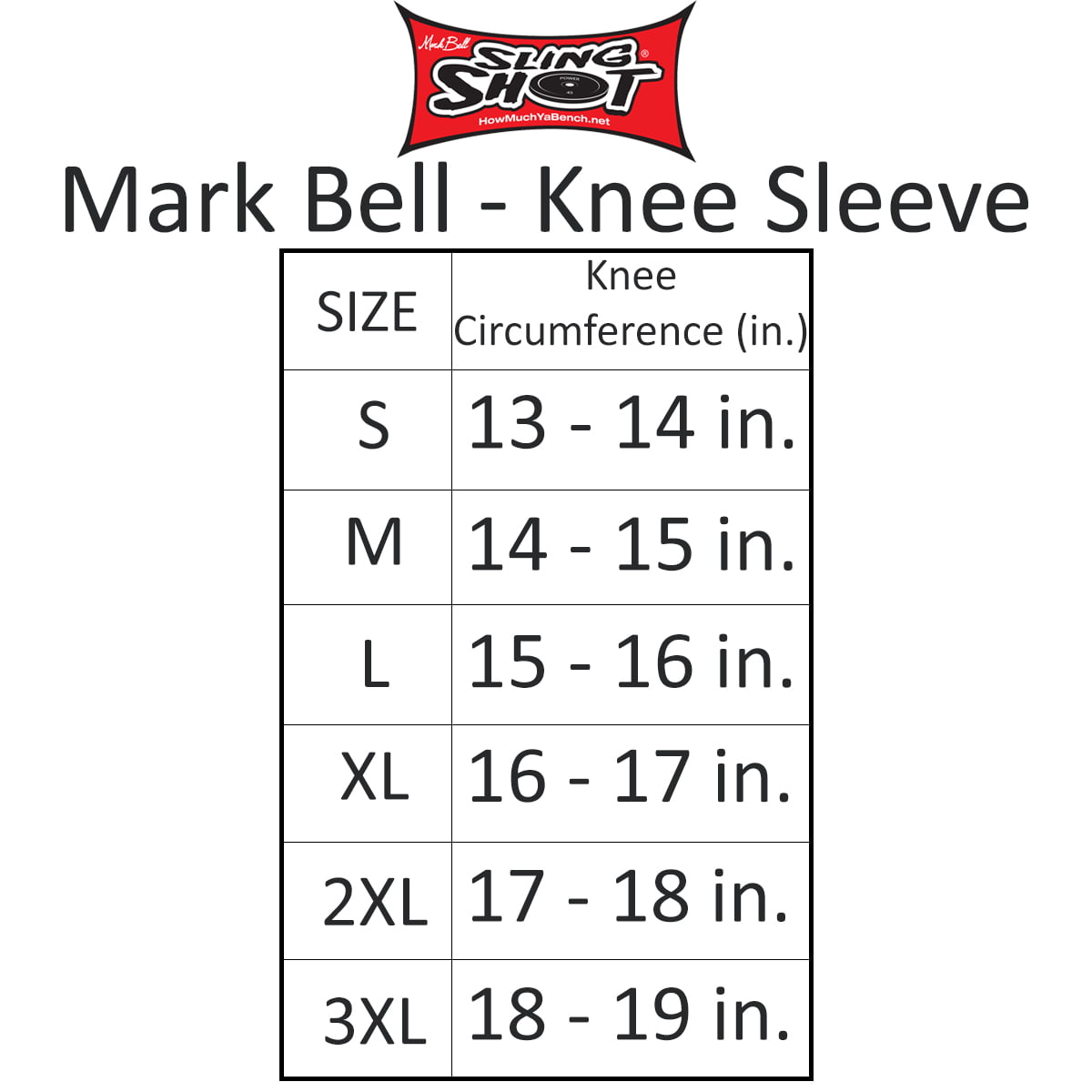 Black Sling Shot Knee Sleeves 2.0 by Mark Bell 7mm thick neoprene compression 