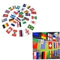 thumbnail image 4 of FOMIYES Assorted Color National Flags Banner for Party Decoration Lightweight Polyester 9M Length, 4 of 5