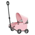 thumbnail image 3 of koolsoo Dog Stroller 360 degree Swivel Handle Spacious Accessories for Travelling Shopping Pink, 3 of 9