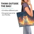 thumbnail image 2 of Fotbe Starry Sky Constellation Cat Bolsa Tote Estética de Lona con Estampado para Mujer - Bolsa Reutilizable de Hombro Casual para Vacaciones, Compras, Trabajo y Gimnasio, 2 of 8