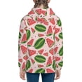 thumbnail image 6 of Kdxio Watermelon Pattern Kids Boys Girls Zip Up Hoodie 3D Printed Hooded Sweatshirt Hoody Coat with Pocket 7-12 Y-Medium, 6 of 6
