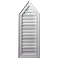 thumbnail image 1 of Ekena Millwork 12"W x 18"H Peaked Urethane Gable Vent Louver, Non-Functional, 1 of 4