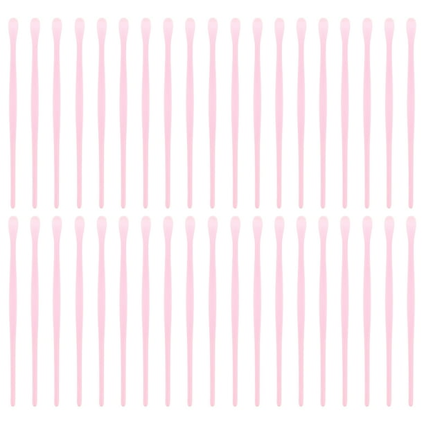 ColoMX 80PCS Limpieza de orejas Sticks Desechable Earwax Removedor Inicio Herramientas de limpieza de orejas al aire libre