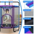 YORIN Trampoline for Kids, 60'' Mini Trampoline for Toddlers with Swing