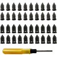 thumbnail image 1 of AVEKI 40PCS Clou en Caoutchouc de Réparation de Pneus, Vis en Caoutchouc de Réparation de Pneus Noir, Outil Rapide Clou de Réparation de Pneus en Libre-Service (20S+20L) 0601M, 1 of 8
