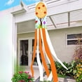 thumbnail image 3 of Easter Garden Windsock Flags 2PCS Cartoon Rabbit/Egg Wind Socks Spring Flag with Tassels Decoration for Outside, 3 of 5