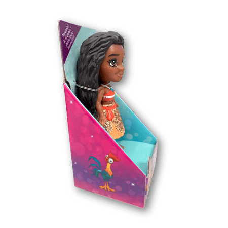 Disney Princess Set of 2 Mini Poseable Doll Miniature 3.5" Choose from 7 (Moana + Tiana)